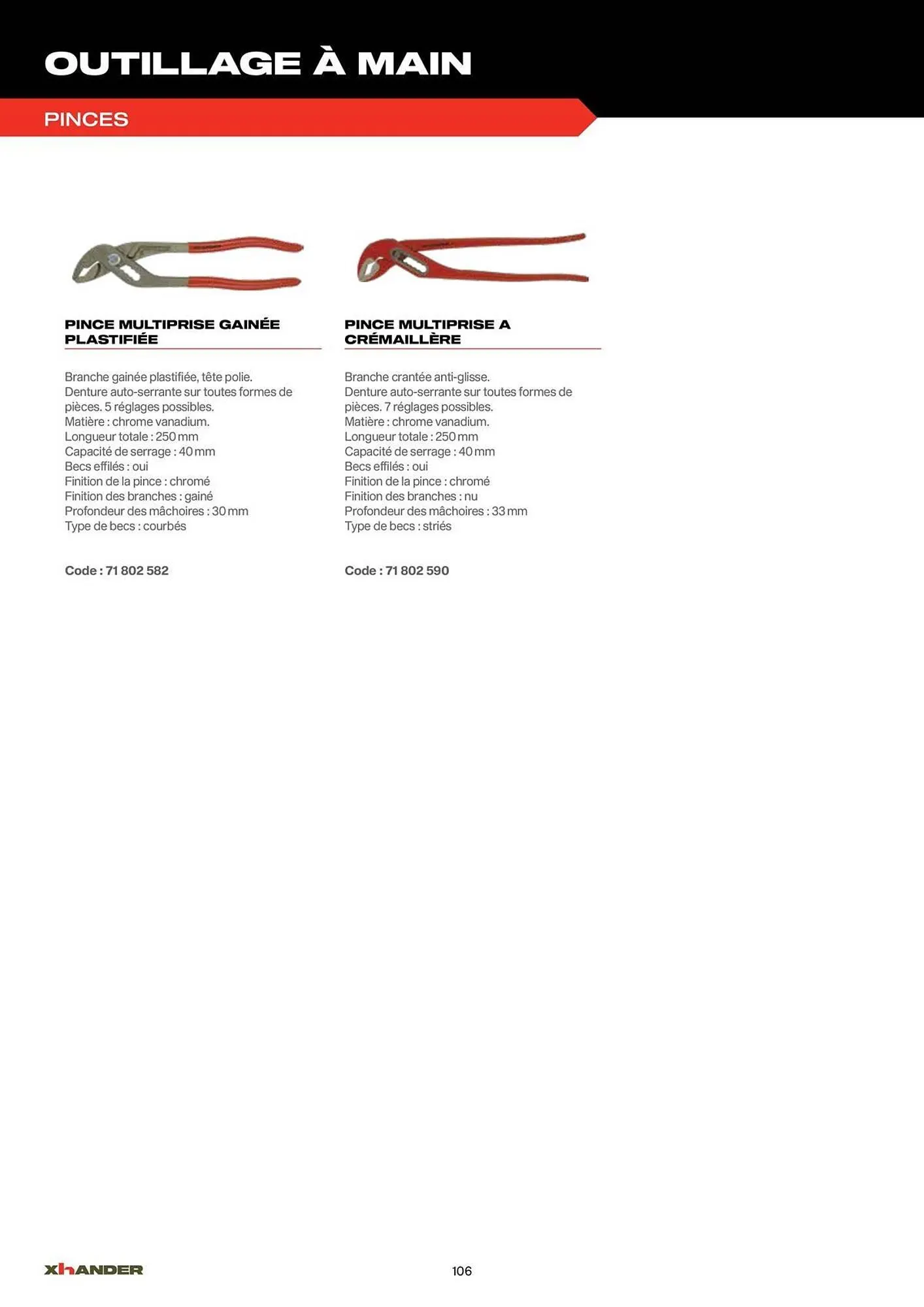 Catalogue Prolians du 2 septembre au 31 décembre 2025 - Catalogue page 106