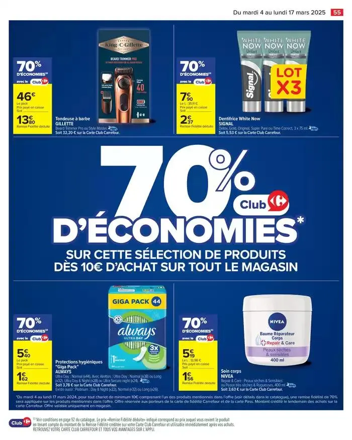 PRODUITS LAITIERS & VÉGÉTAUX du 4 mars au 17 mars 2025 - Catalogue page 57