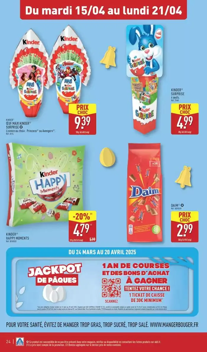 Arrivages de Pâques à prix discount du 15 avril au 21 avril 2025 - Catalogue page 27