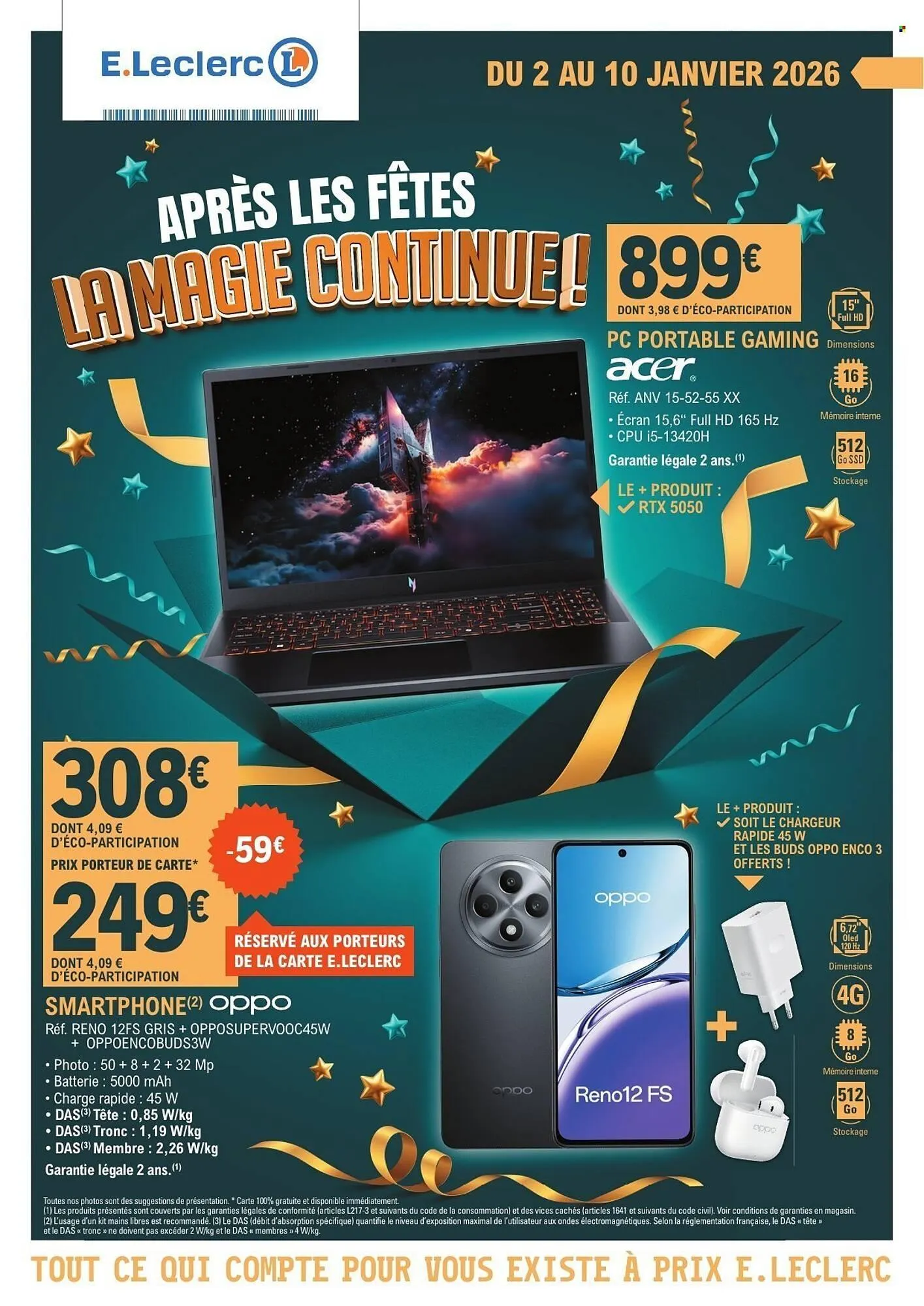 Catalogue E.Leclerc du 2 janvier au 10 janvier 2026 - Catalogue page 1