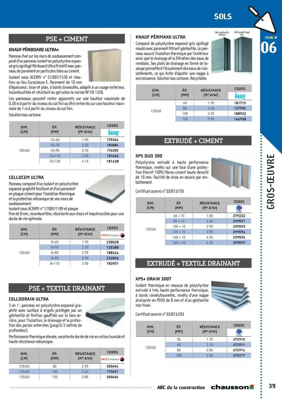 Catalogue Chausson Matériaux du 2 mai au 31 décembre 2025 - Catalogue page 34