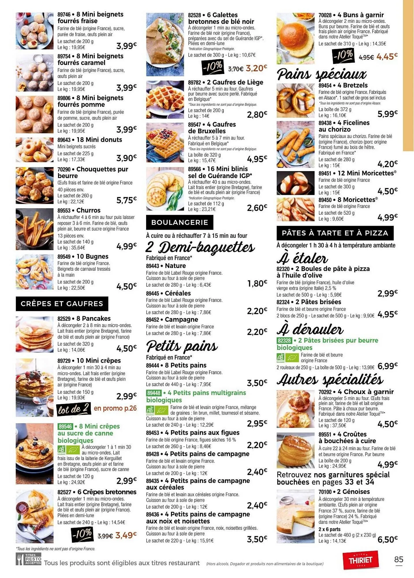Catalogue Thiriet du 1 janvier au 30 janvier 2026 - Catalogue page 85