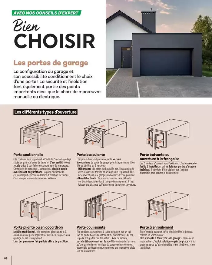 Menuiserie Extérieures 2025 du 1 janvier au 31 décembre 2025 - Catalogue page 98