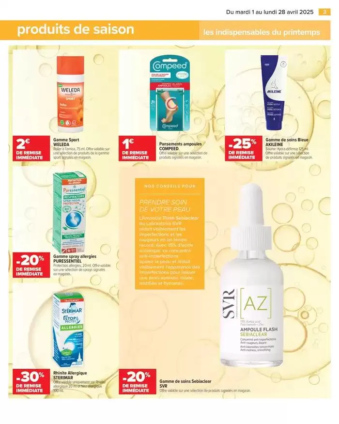 PARAPHARMACIE AVRIL du 1 avril au 28 avril 2025 - Catalogue page 3