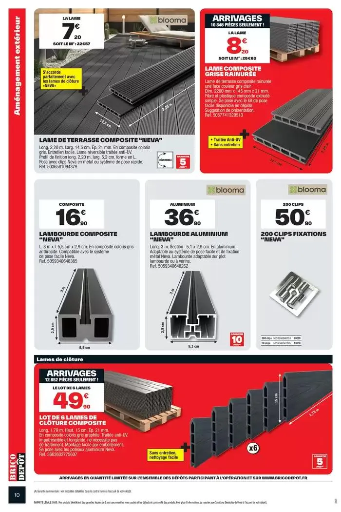 Voyez plus grand avec nos prix dépôts ! du 7 mars au 20 mars 2025 - Catalogue page 10