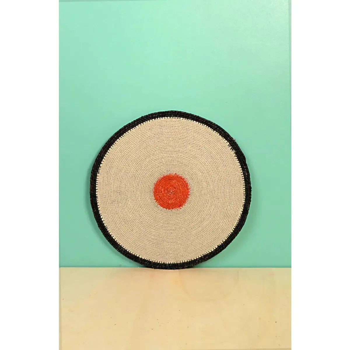 Set de Table Jonc de mer Souris et Noir