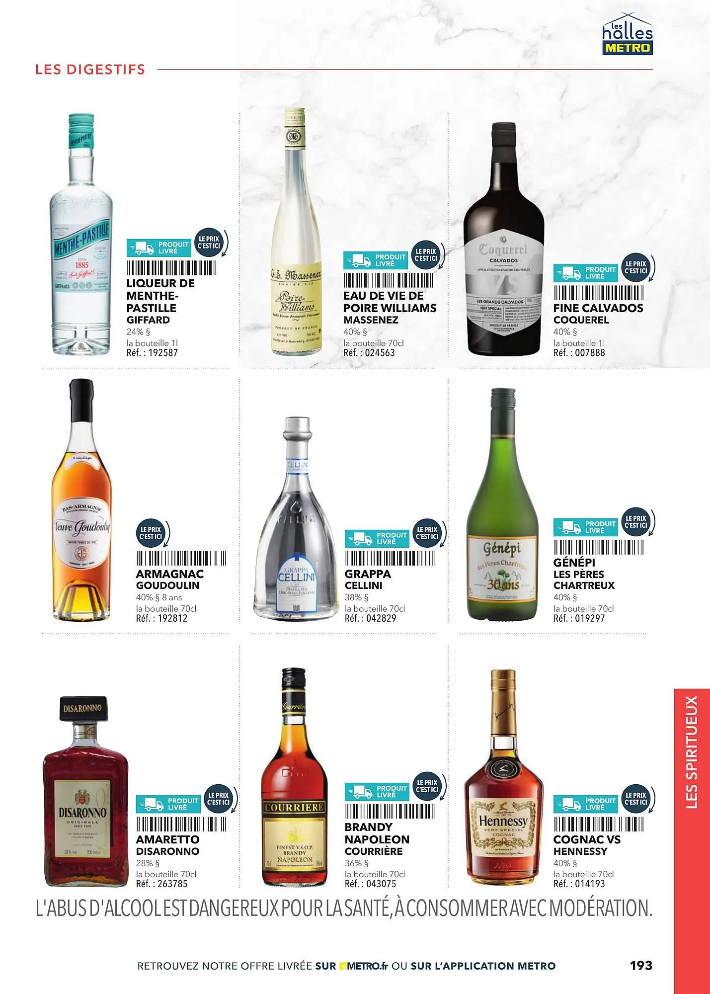 Catalogue METRO du 2 mars au 31 décembre 2025 - Catalogue page 193