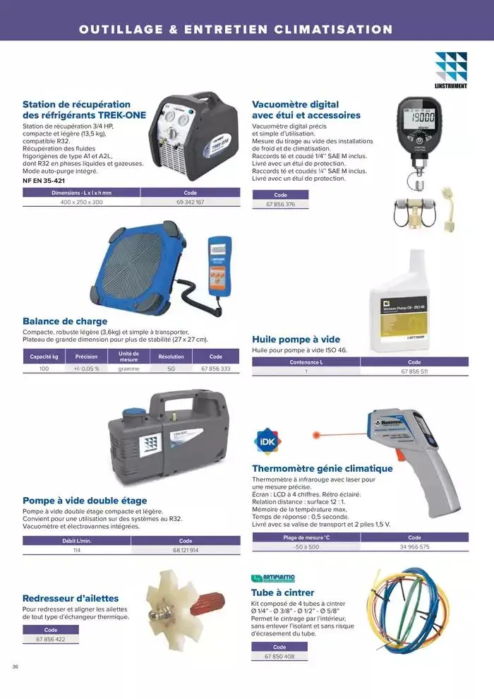 L'UNIVERS CHAUFFAGE, CLIMATISATION & PHOTOVOLTAÏQUE du 1 janvier au 31 décembre 2026 - Catalogue page 36