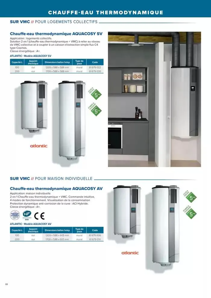 L'UNIVERS CHAUFFAGE, CLIMATISATION & PHOTOVOLTAÏQUE du 1 janvier au 31 décembre 2026 - Catalogue page 8
