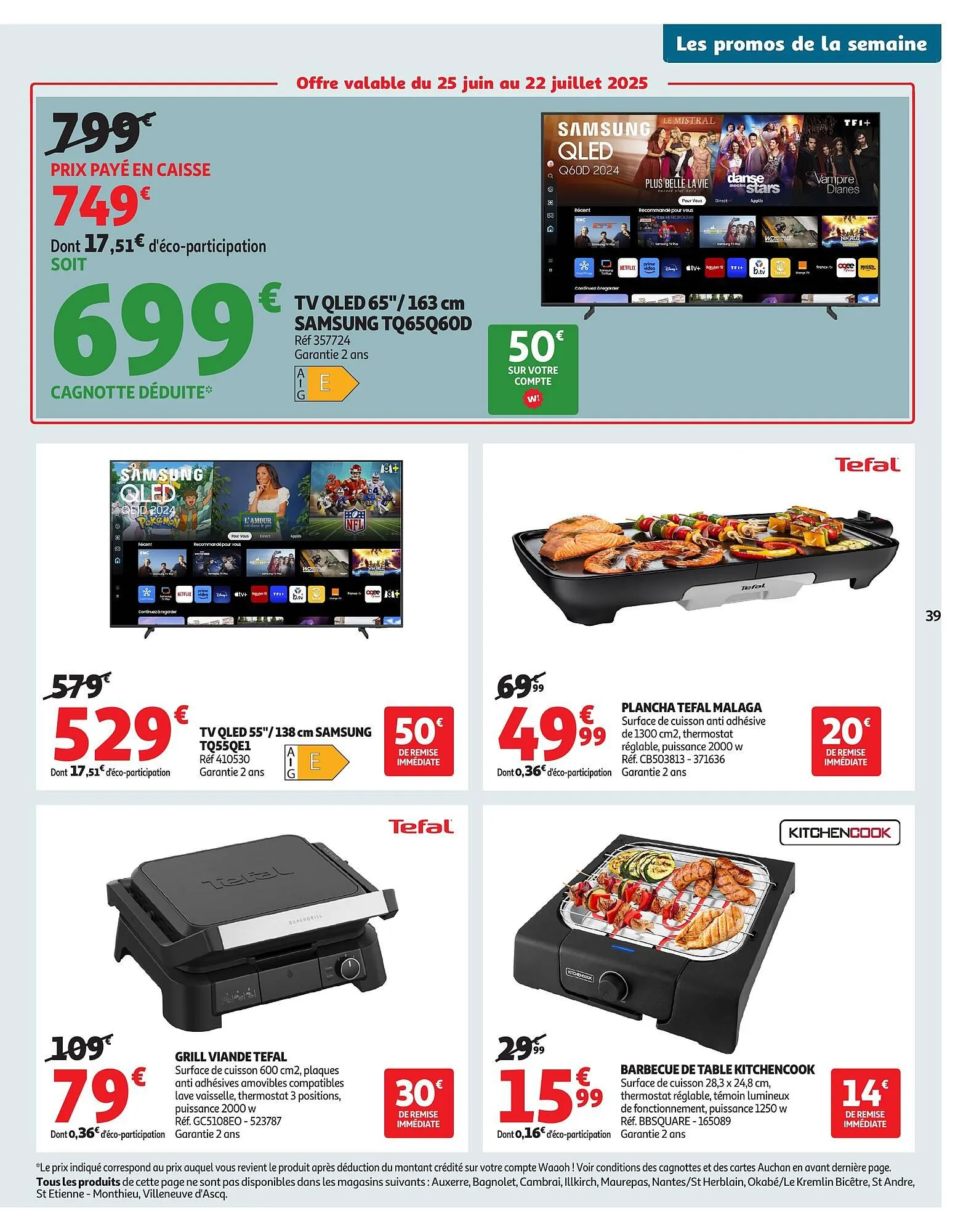Catalogue Auchan du 8 juillet au 20 juillet 2025 - Catalogue page 39