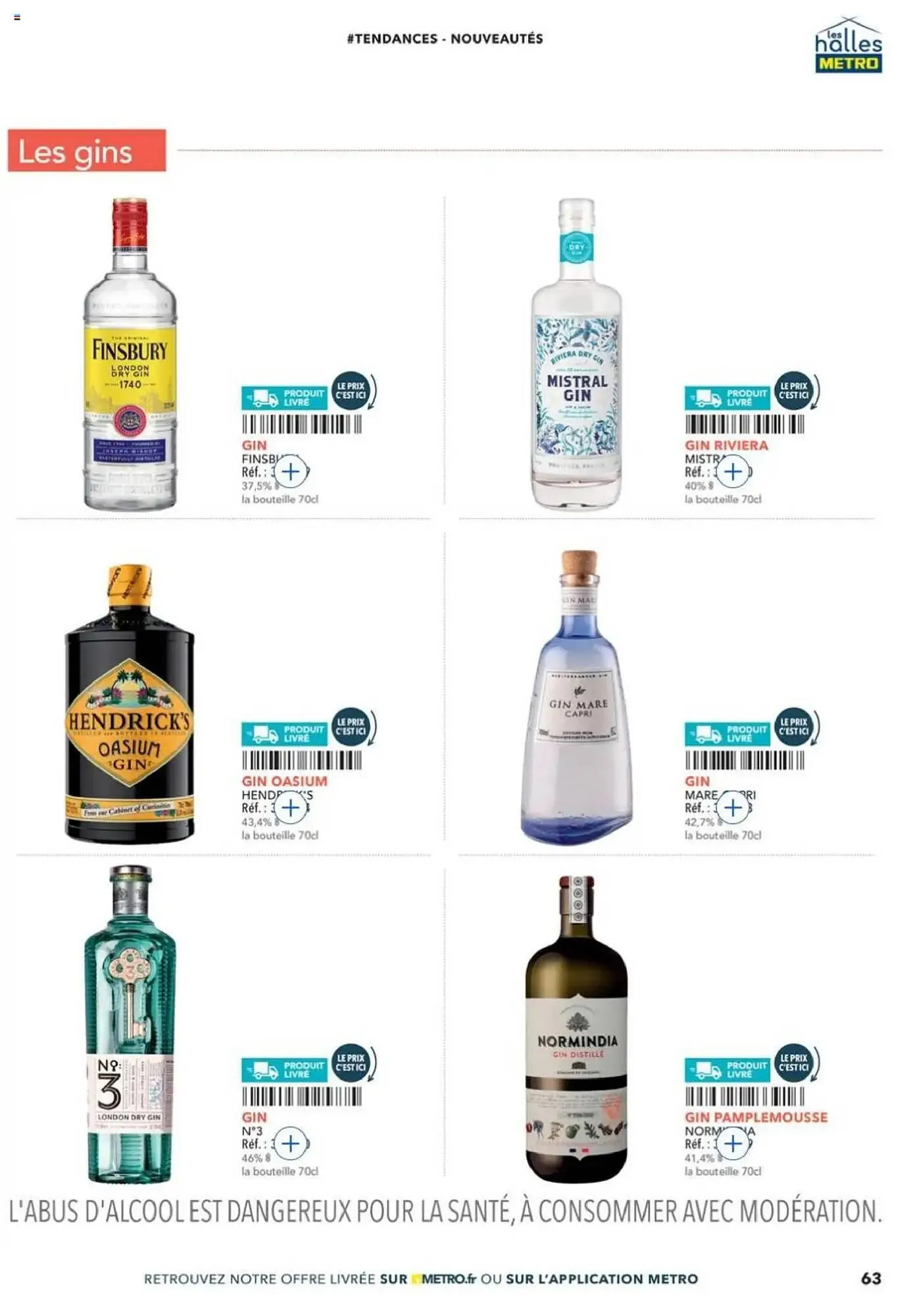 Catalogue METRO du 2 octobre au 31 décembre 2025 - Catalogue page 63