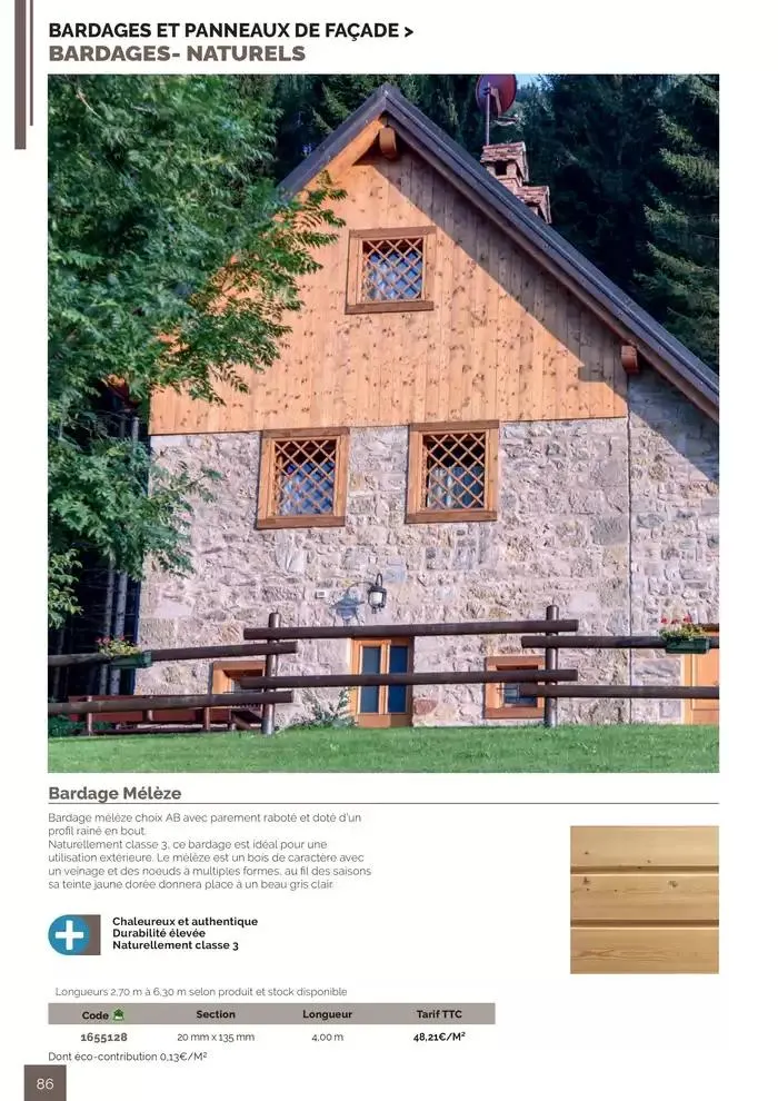 BOIS PANNEAUX 2025 2026 du 30 avril au 31 décembre 2026 - Catalogue page 86