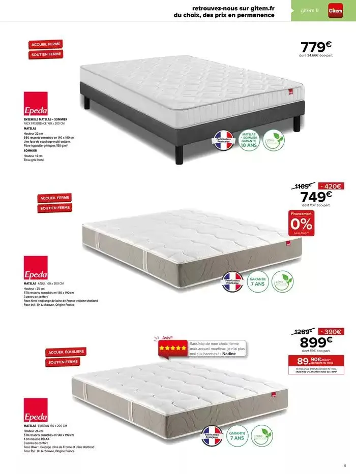 Des prix bas du 26 mars au 12 avril 2025 - Catalogue page 5