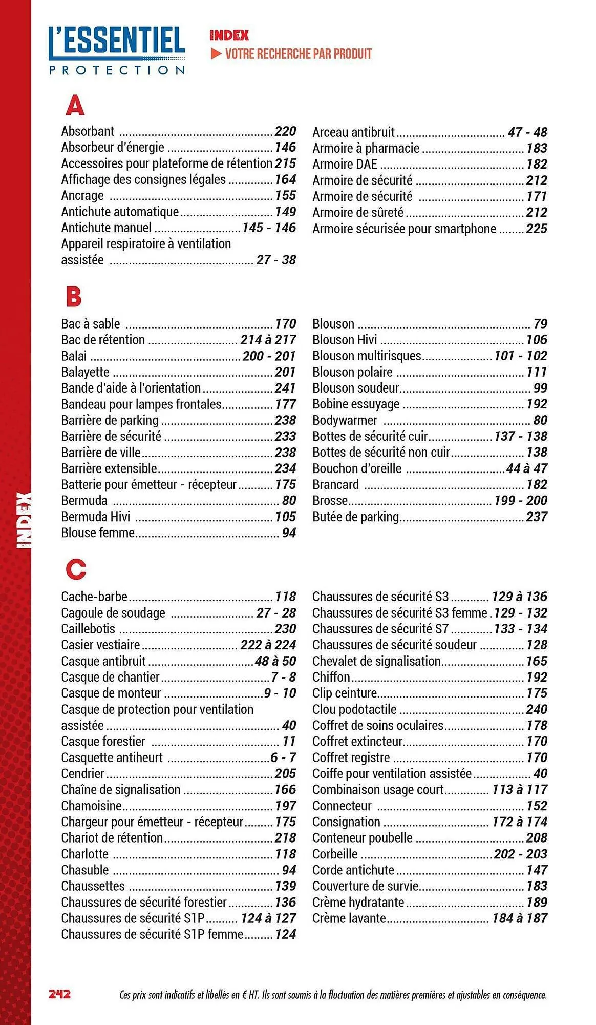 Catalogue Master Pro du 3 mars au 31 décembre 2025 - Catalogue page 244
