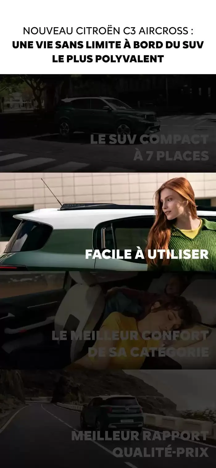 Citroën Nouveau ë-C3 Aircross C-BOOK du 15 janvier au 15 janvier 2026 - Catalogue page 7