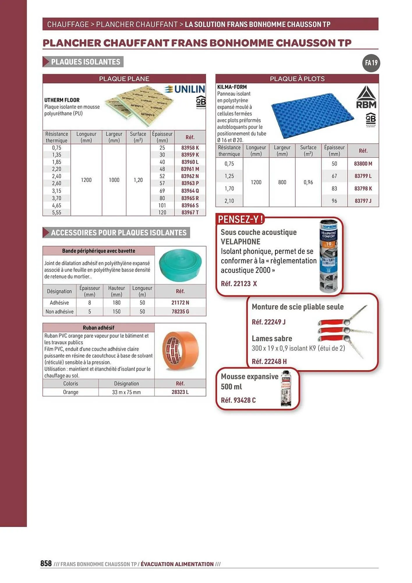 Catalogue Chausson Matériaux du 24 septembre au 31 décembre 2025 - Catalogue page 858