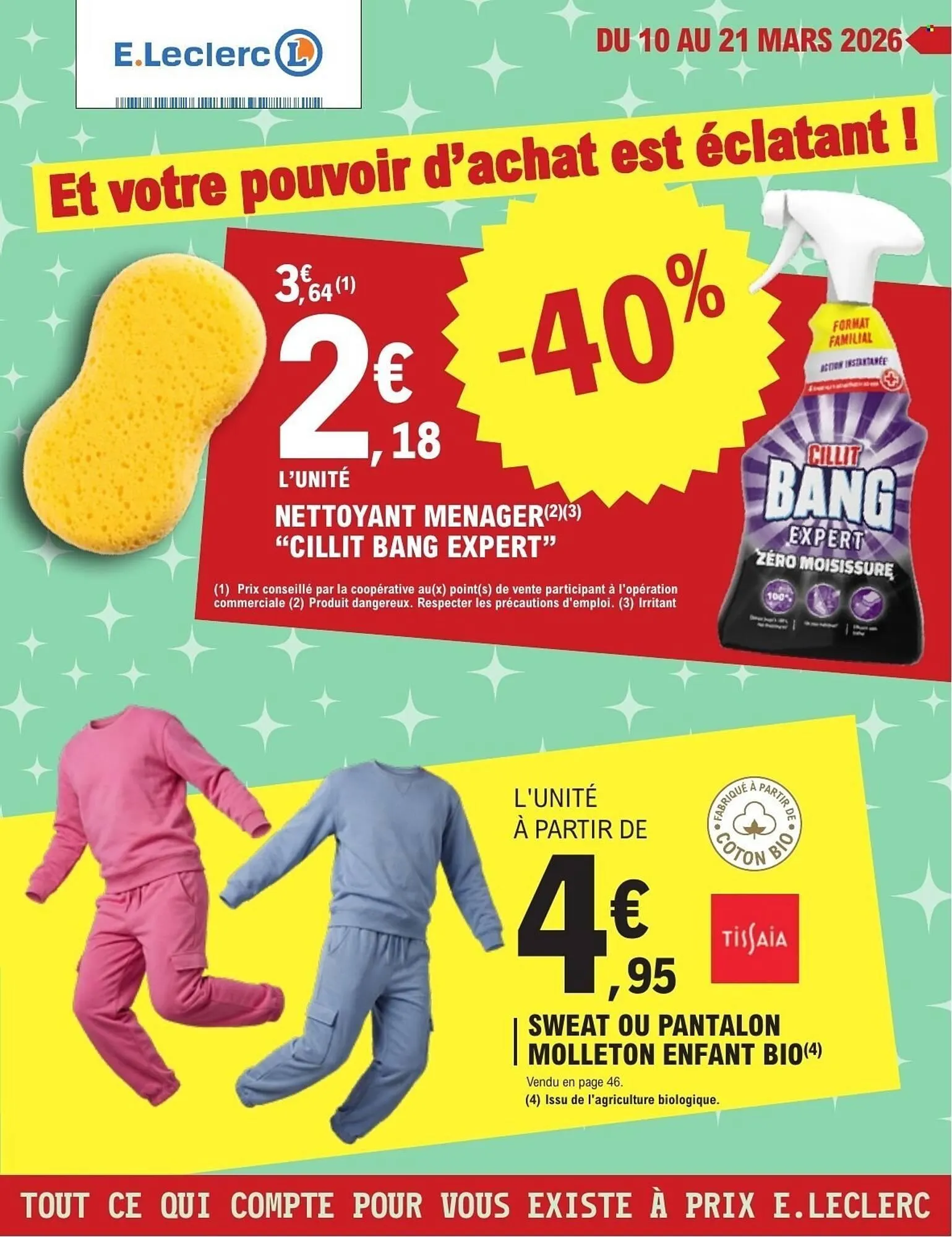 Catalogue E.Leclerc du 10 mars au 21 mars 2026 - Catalogue page 1
