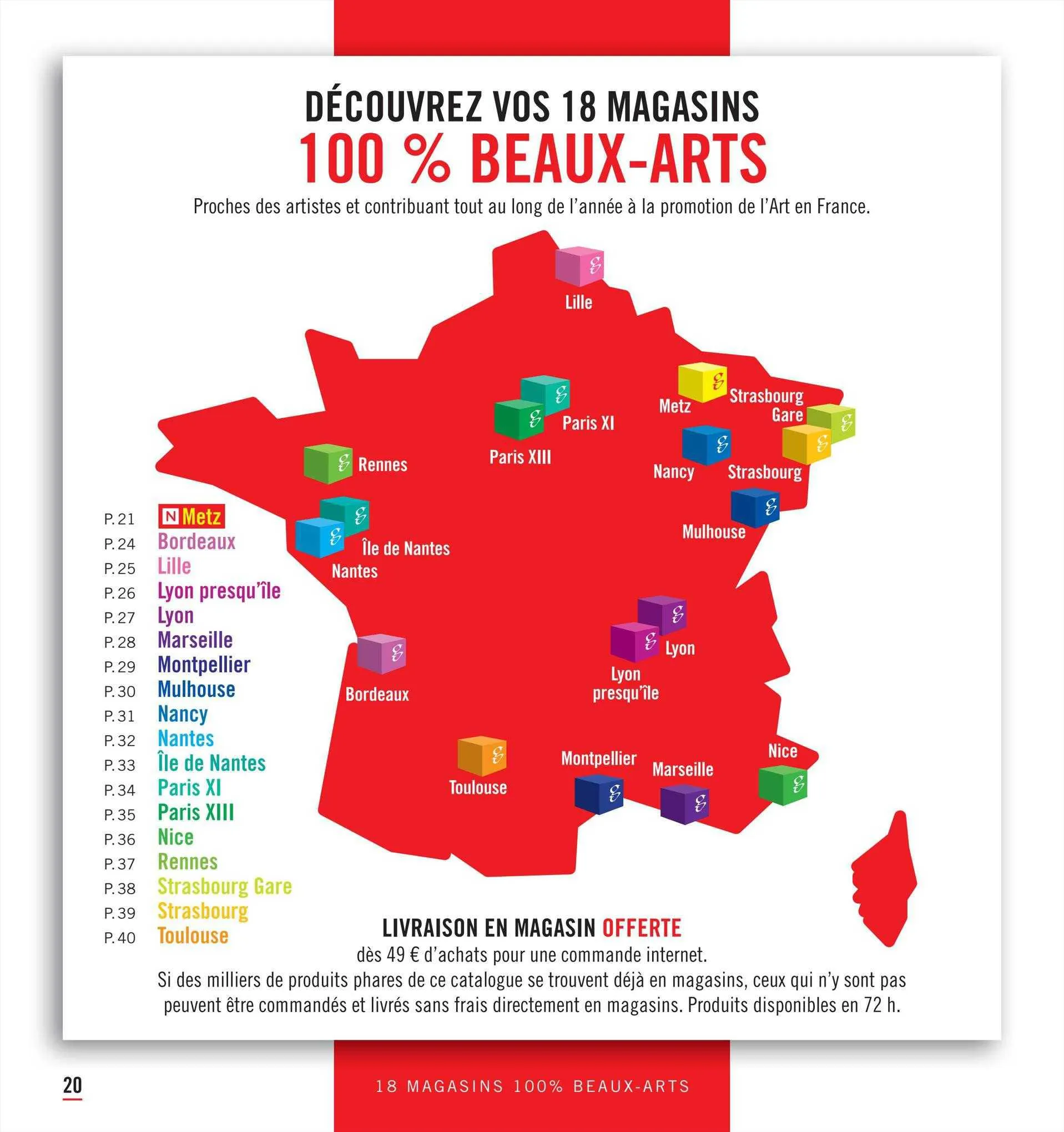 Catalogue Le Géant Des Beaux-Arts du 1 mars au 31 décembre 2023 - Catalogue page 22