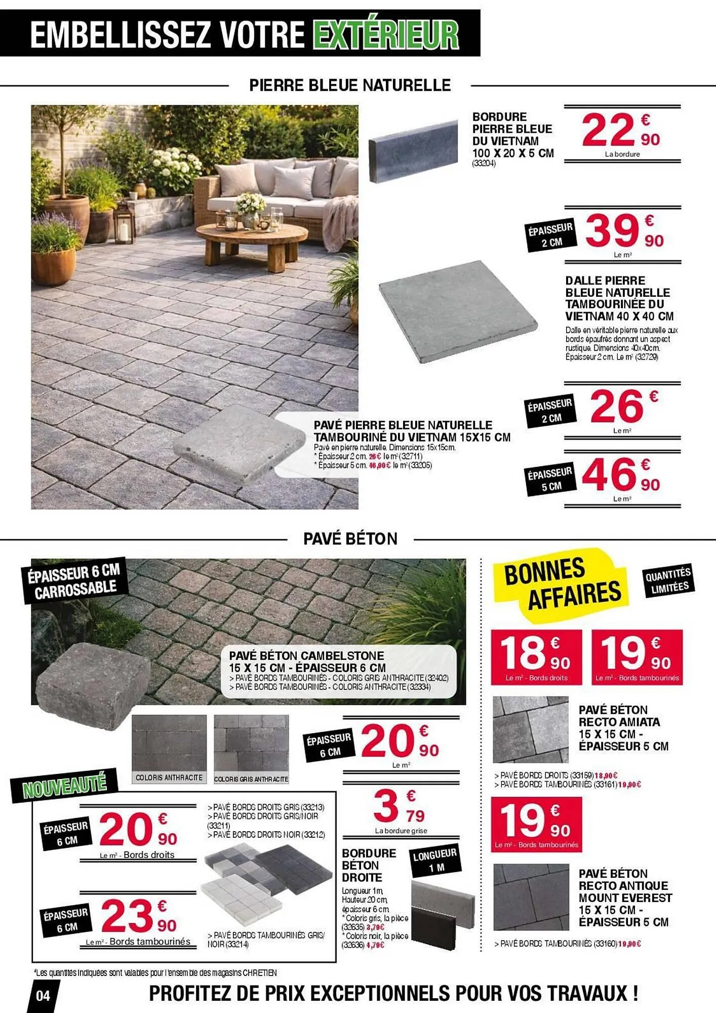 Catalogue Chretien Matériaux du 11 mars au 4 avril 2026 - Catalogue page 4