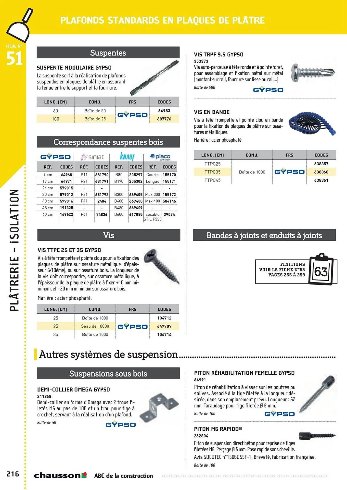 Catalogue Chausson Matériaux du 2 mai au 31 décembre 2025 - Catalogue page 218