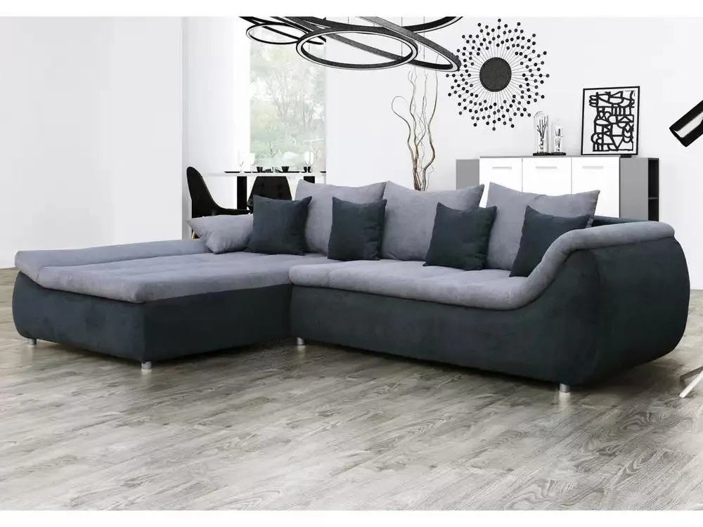Canapé d'angle à gauche convertible