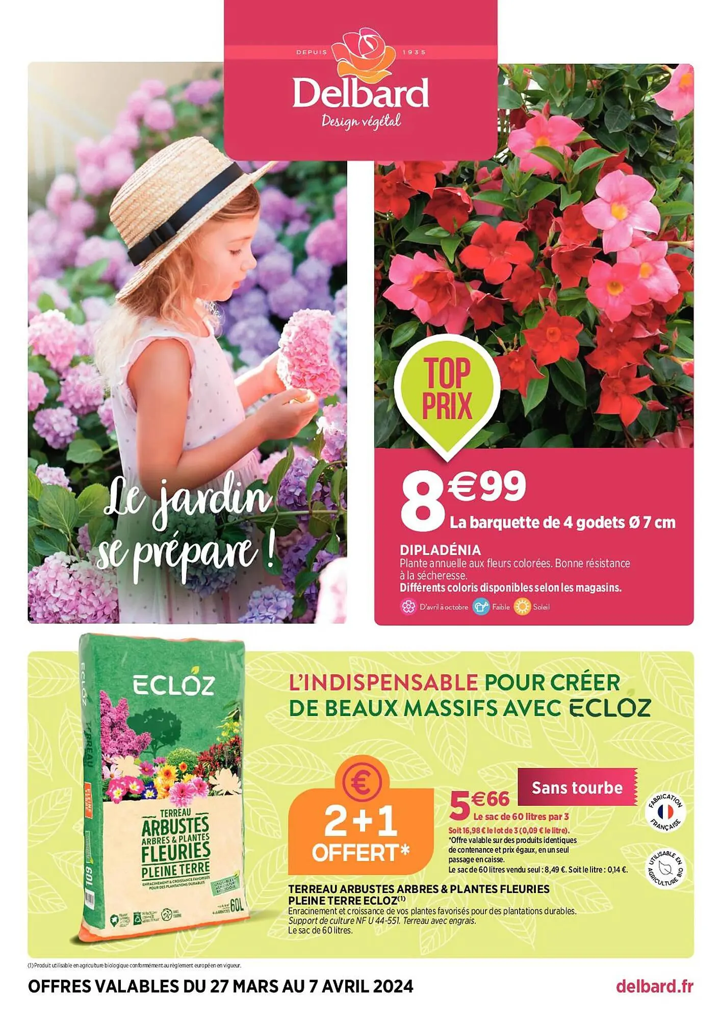 Catalogue Delbard du 27 mars au 7 avril 2024 - Catalogue page