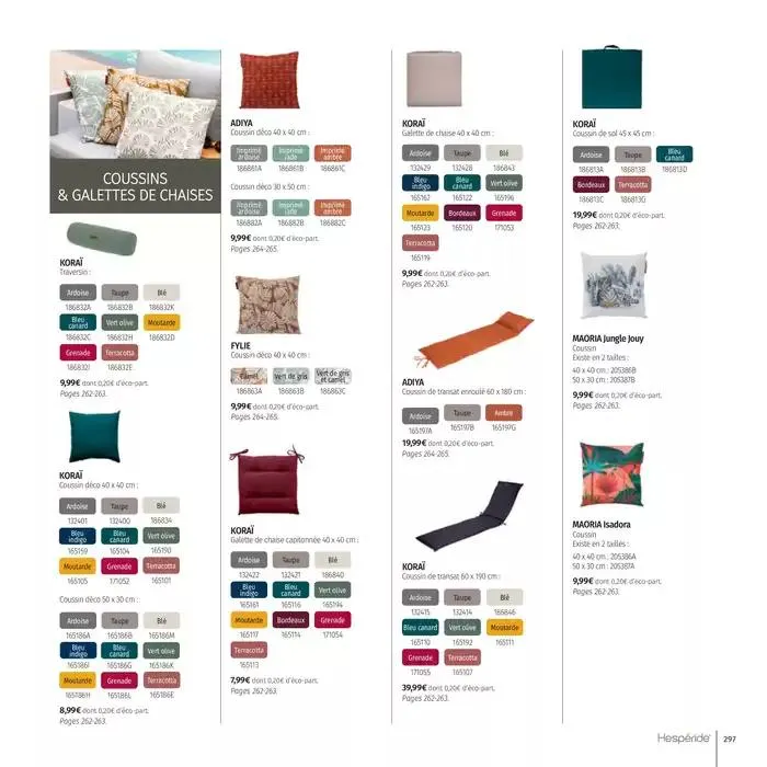 Catalogue Hespéride 2025 du 5 février au 31 décembre 2025 - Catalogue page 297