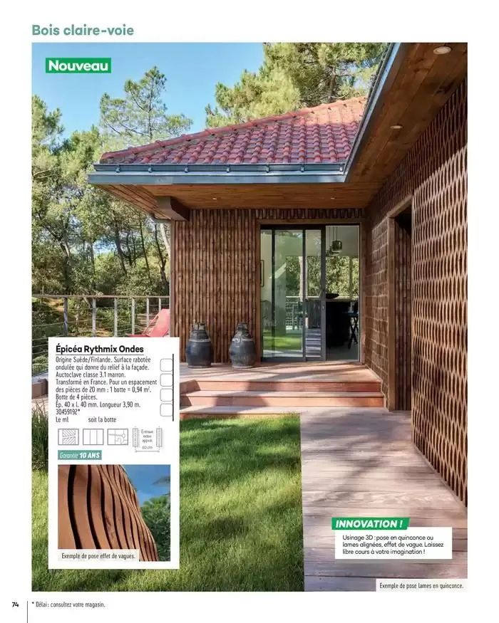 Aménagements Extérieurs 2025 du 1 janvier au 31 décembre 2025 - Catalogue page 74