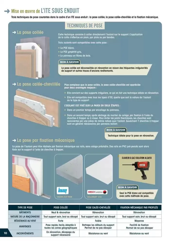 Guide Isolation Thermique par l'Extérieur du 18 février au 31 décembre 2025 - Catalogue page 10