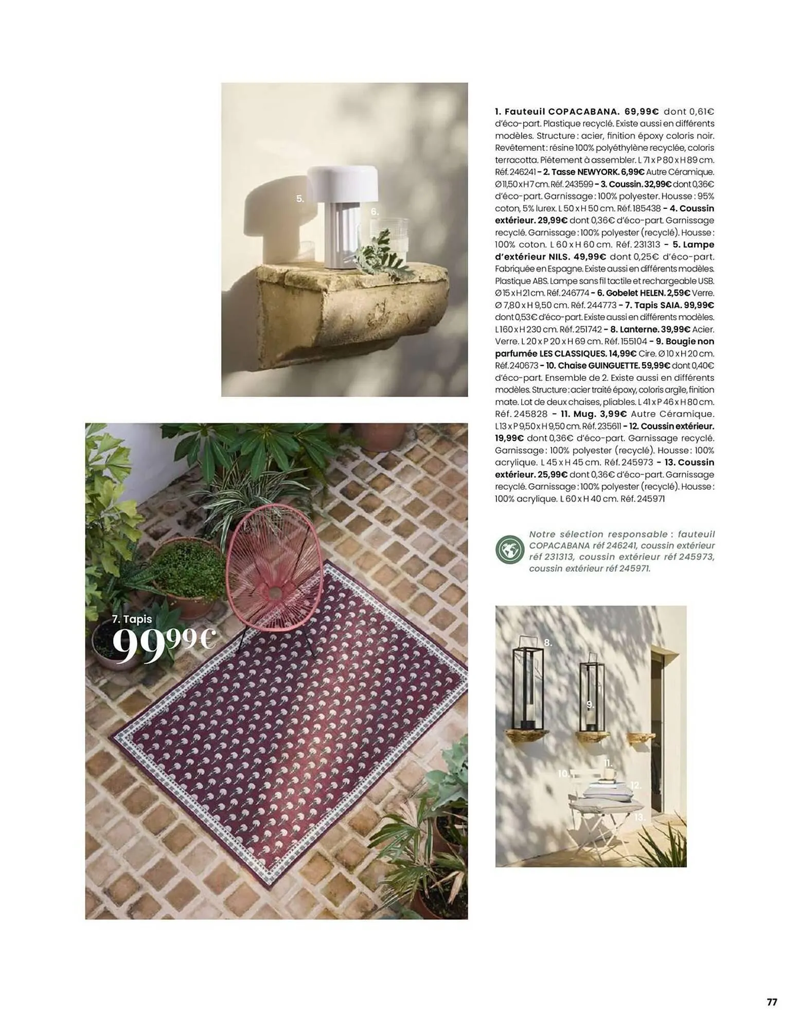 Catalogue Maisons du Monde du 1 mars au 31 août 2026 - Catalogue page 77