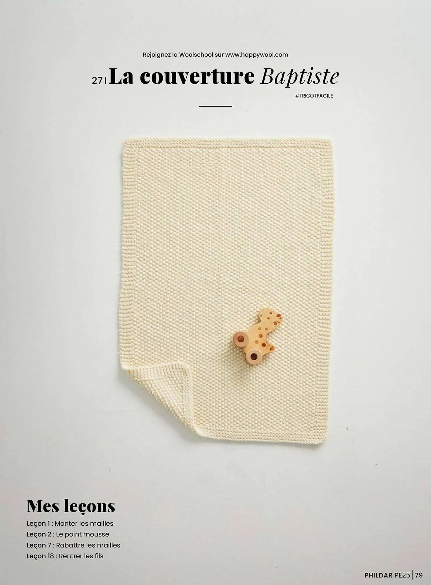 Catalogue Phildar du 15 janvier au 31 août 2025 - Catalogue page 79