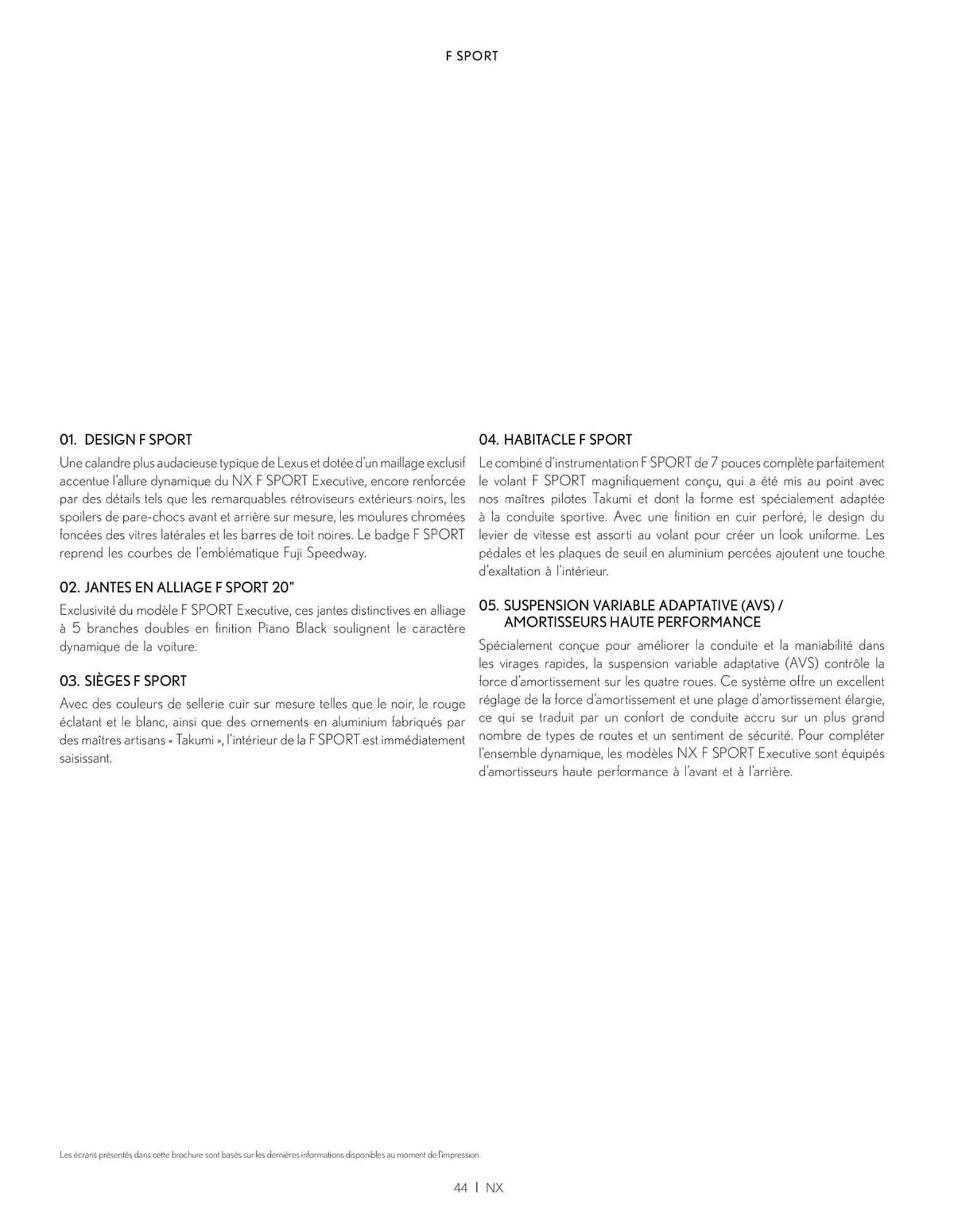 Catalogue Lexus du 27 mars au 27 mars 2026 - Catalogue page 44