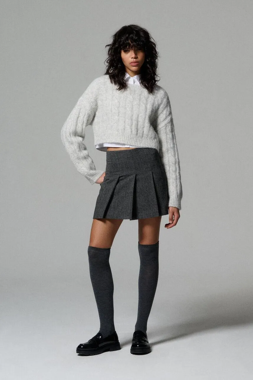 Pull crop - coupe droite POWELL