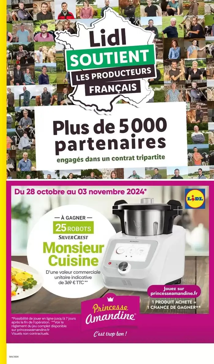 Bénéficiez de promotions sur une sélection de produits, incluant viande, fruit et fromage du 30 octobre au 5 novembre 2024 - Catalogue page 4