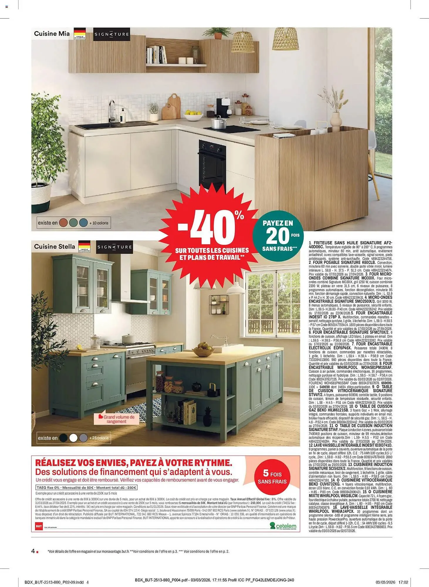 Catalogue BUT du 31 mars au 27 avril 2026 - Catalogue page 4