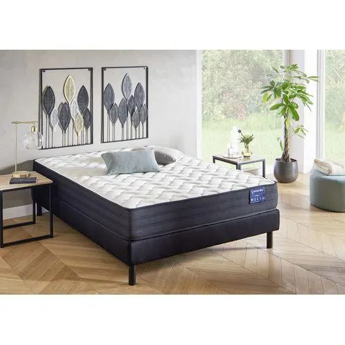 DREAMEA Matelas ressorts 160x200 cm GAIA à mémoire de forme