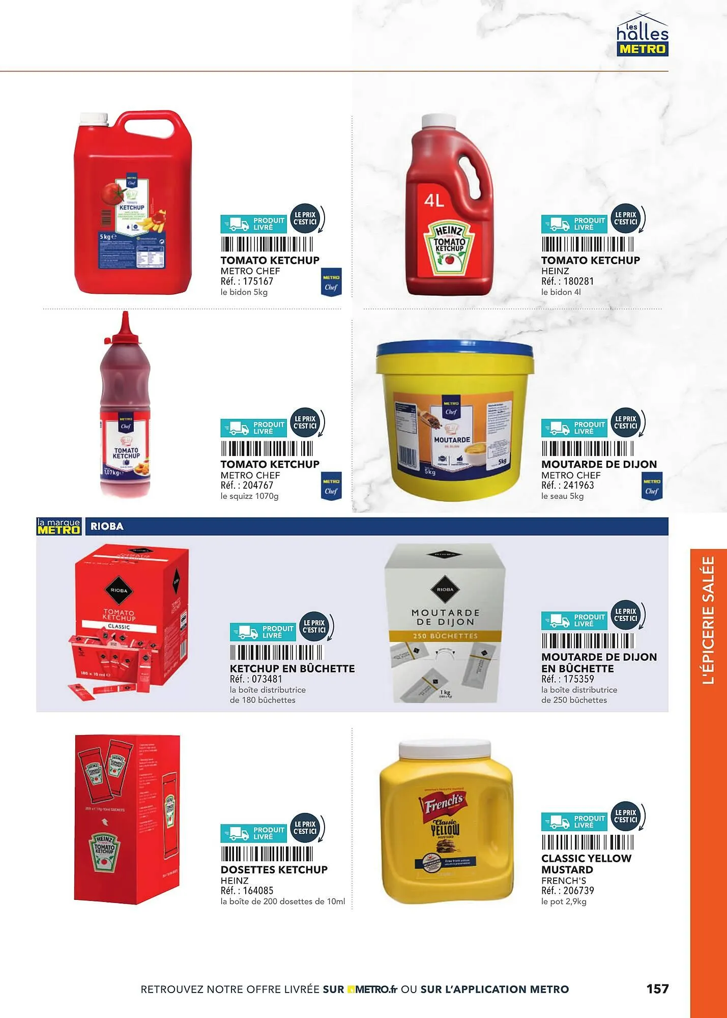Catalogue METRO du 2 mars au 31 décembre 2025 - Catalogue page 157