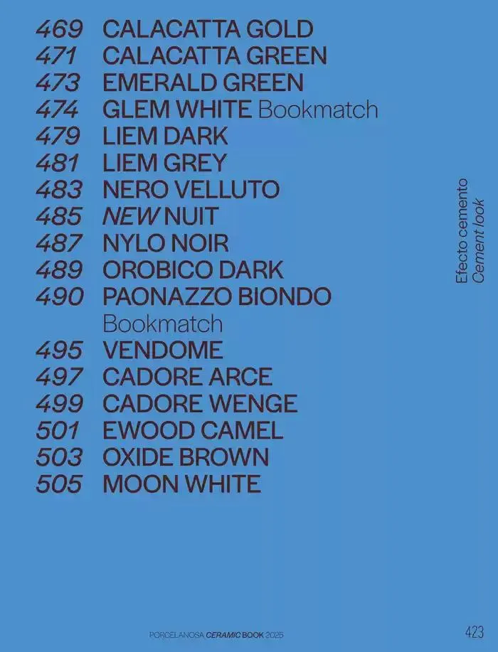 Ceramoc book 2025 du 27 janvier au 31 décembre 2025 - Catalogue page 425