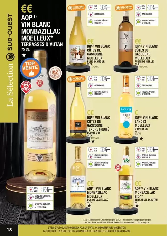 GUIDE DES VINS 2025 2026 du 27 février au 31 janvier 2027 - Catalogue page 18