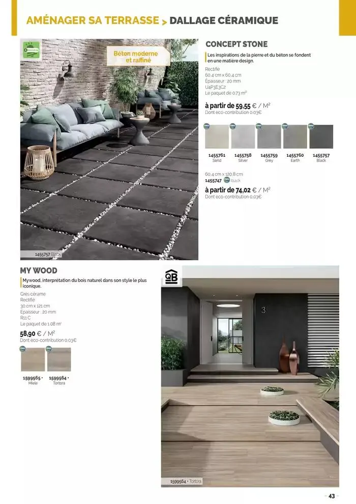 Aménagements Extérieurs 2025 du 30 avril au 31 décembre 2025 - Catalogue page 43