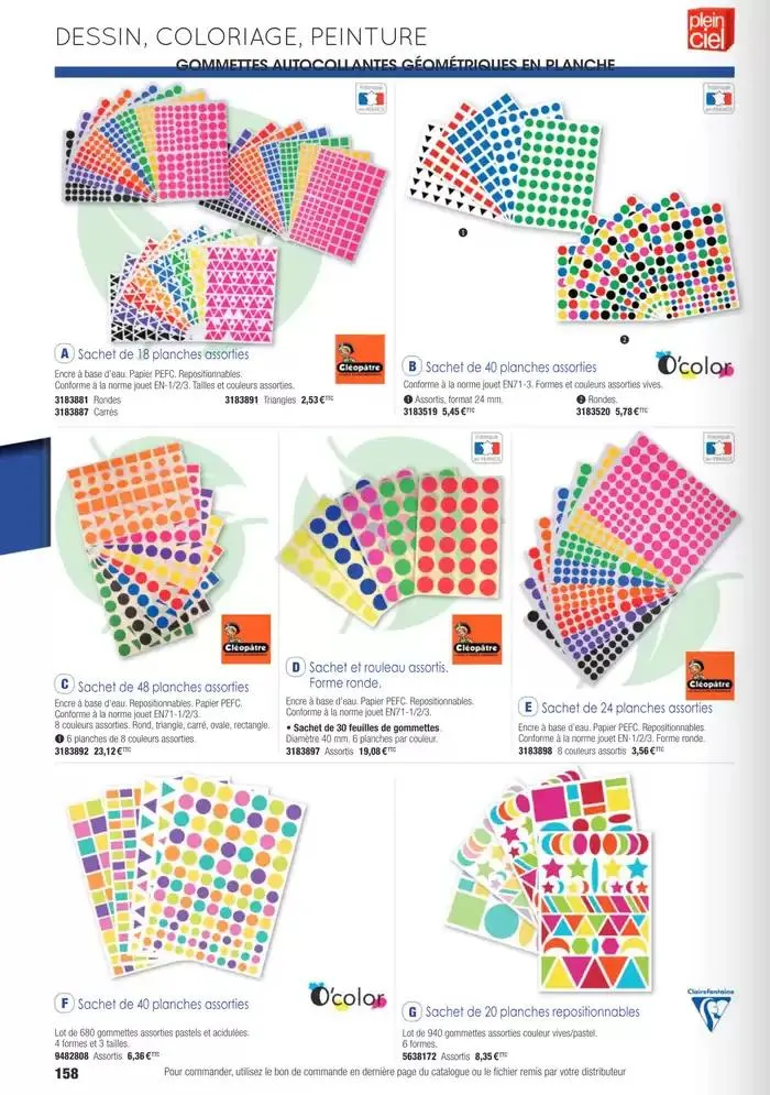 Écoles et loisirs 2025 du 1 janvier au 31 décembre 2025 - Catalogue page 158