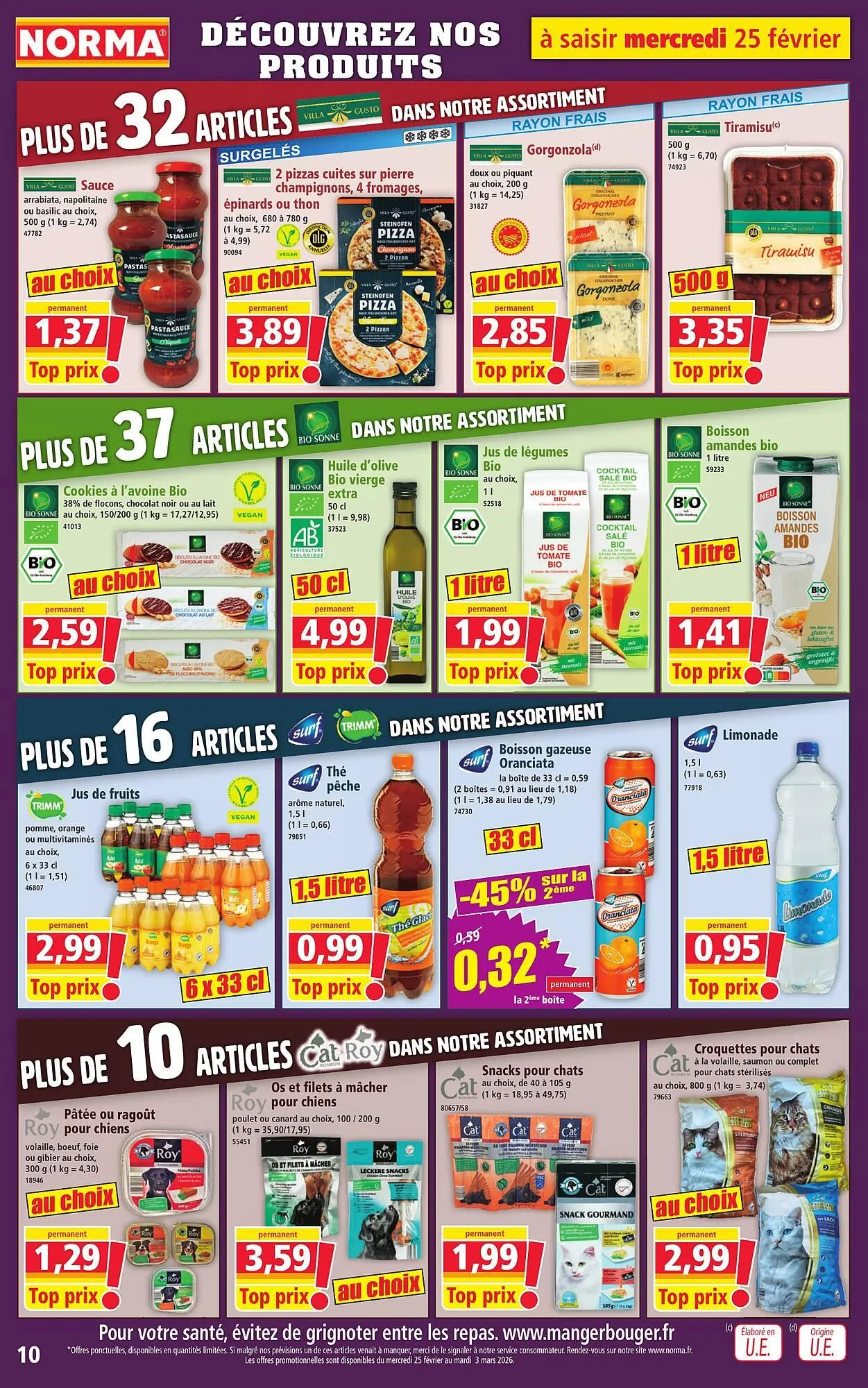 Catalogue Norma du 25 février au 3 mars 2026 - Catalogue page 10