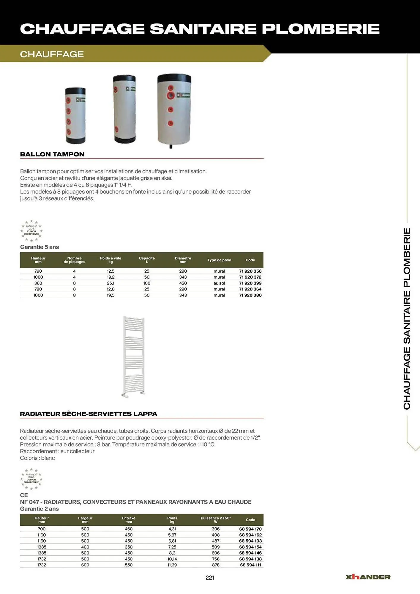 Catalogue Prolians du 2 septembre au 31 décembre 2025 - Catalogue page 221