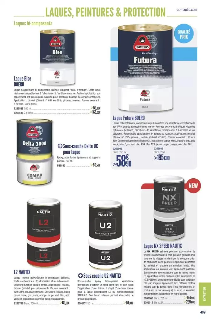 Catalogue Accastillage Diffusion 2025 du 1 janvier au 31 décembre 2025 - Catalogue page 411