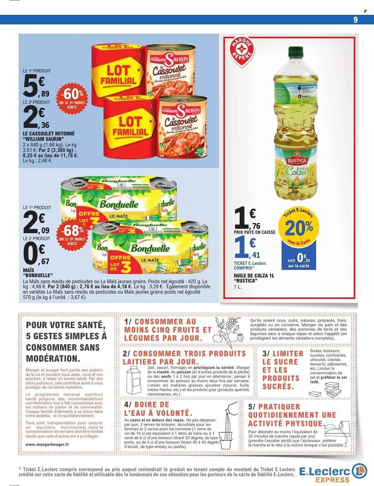 Catalogue E.Leclerc du 3 mars au 14 mars 2026 - Catalogue page 9