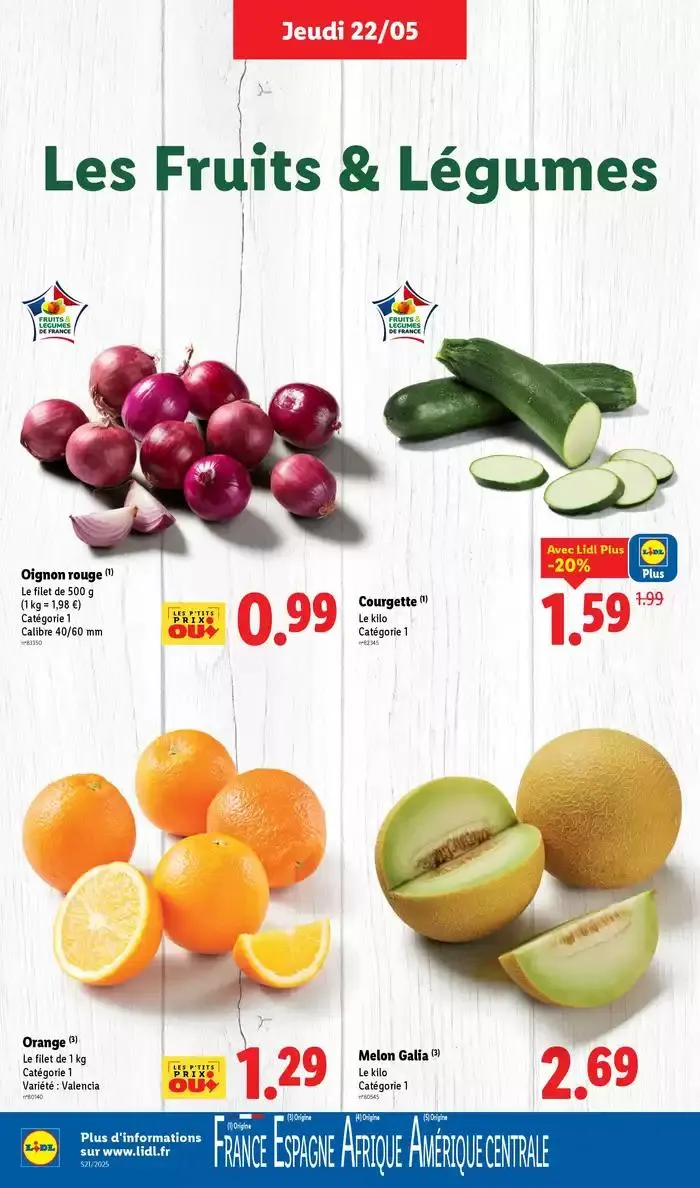 Faites votre plein de courses chez Lidl et profitez de nombreux produits à prix réduits ! du 22 mai au 28 mai 2025 - Catalogue page 4