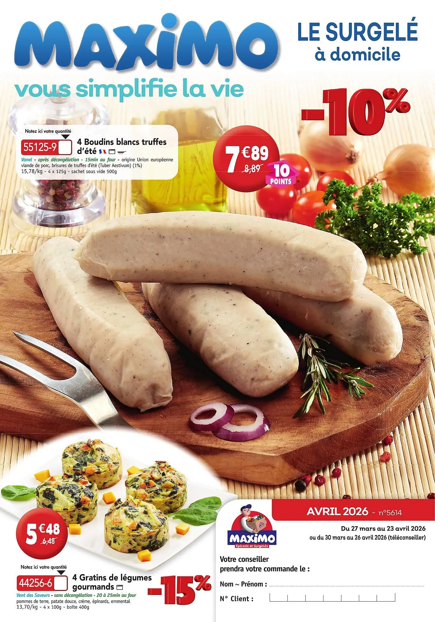 Catalogue Maximo du 30 mars au 23 avril 2026 - Catalogue page 1