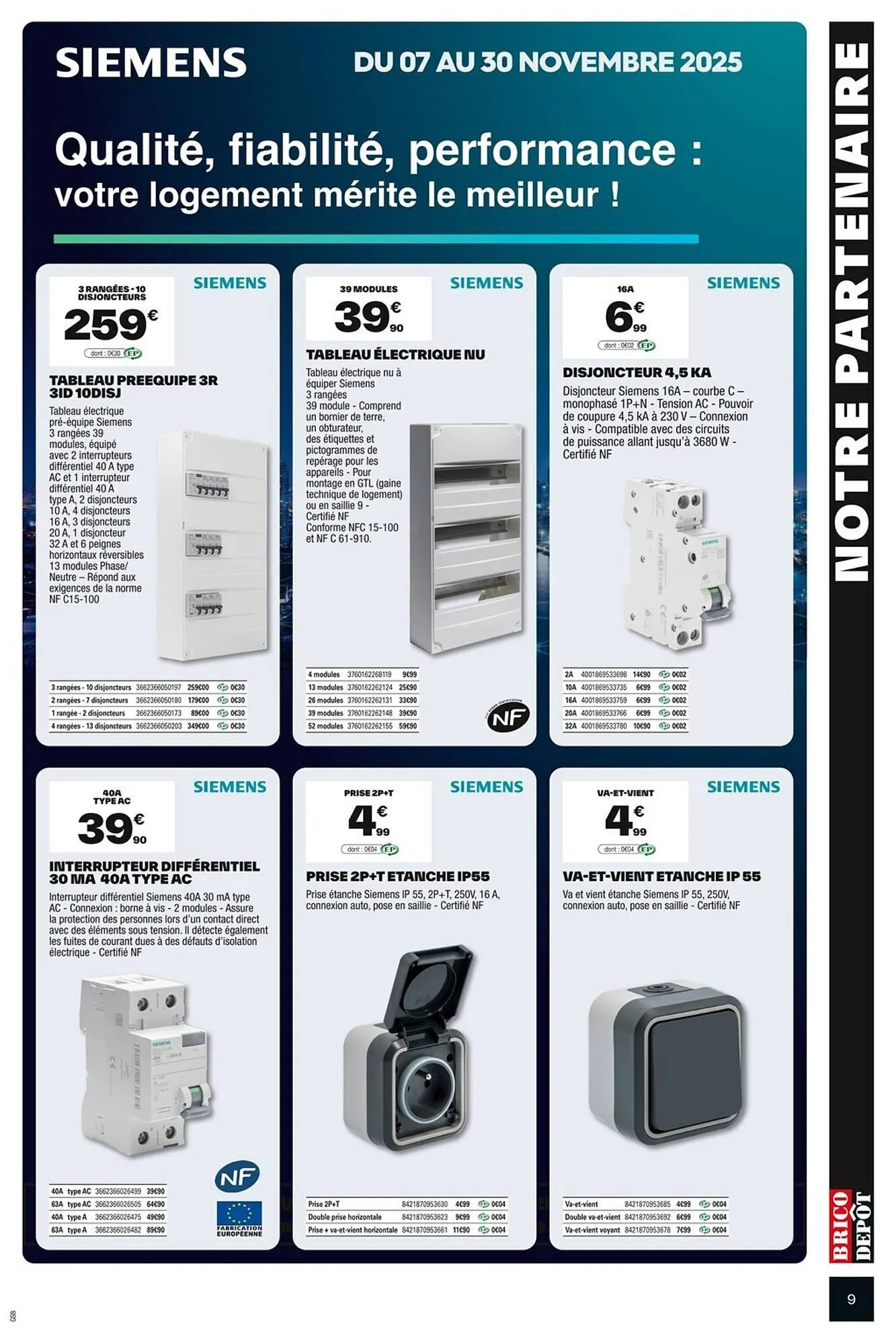 Catalogue Brico Dépôt du 7 novembre au 20 novembre 2025 - Catalogue page 9