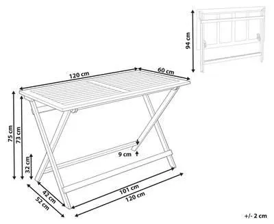 Table de jardin PROSSEDI
