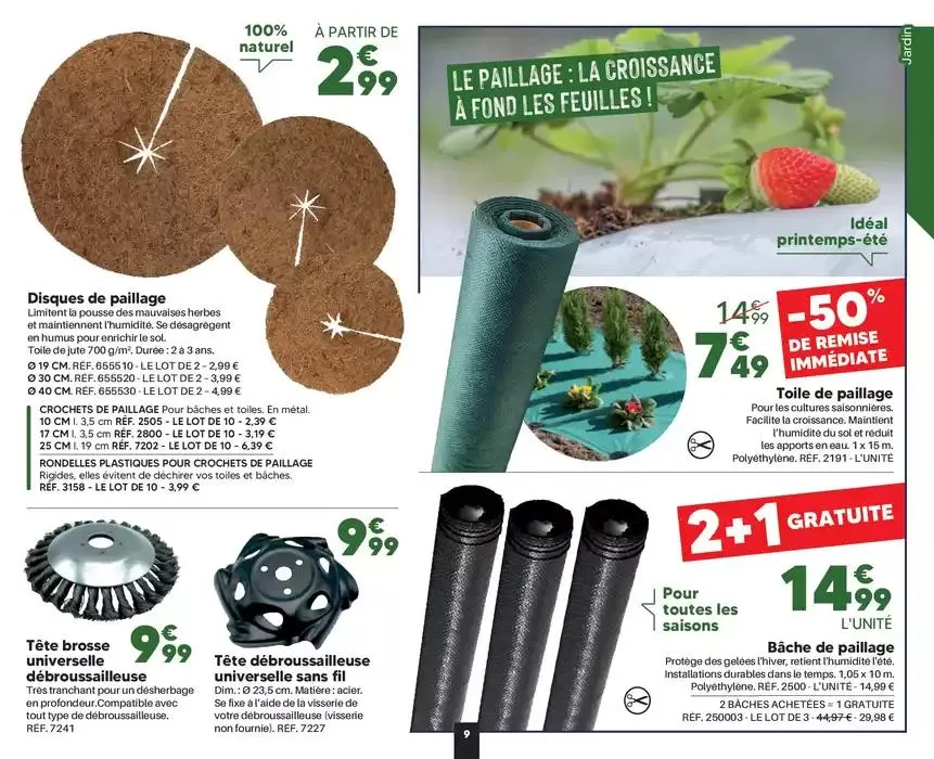 PRINTEMPS/ÉTÉ 2025 du 1 mars au 30 septembre 2025 - Catalogue page 9